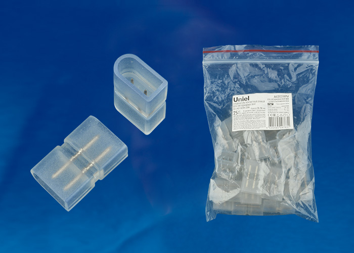 UTC-K-12/N21 CLEAR 025 POLYBAG Соединитель контактный прямой для светодиодных лент ULS-N21 NEON 220В UTC-K-12/N21 CLEAR 025 POLYBAG Соединитель контактный прямой для светодиодных лент ULS-N21 NEON 220В