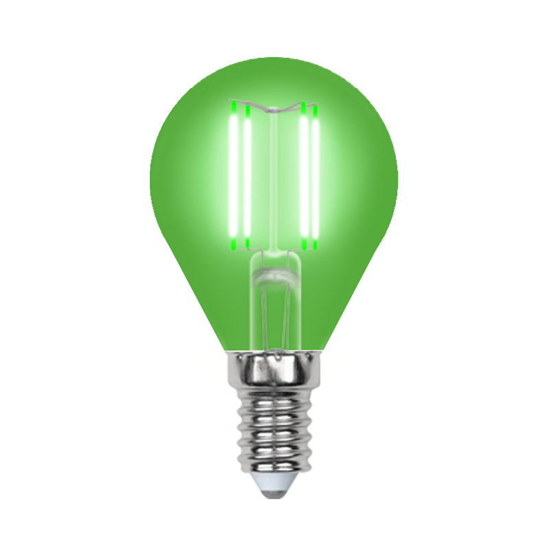 LED-G45-5W/GREEN/E14 GLA02GR Лампа светодиодная. Форма шар