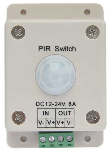 Контроллер 12V 96W 8A с ИК датчиком движеня Ecola